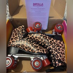 Impala Rollerskates Cheetah Print